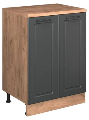 Obrázek produktu pro Skříň do podkroví Vicco Rion Antracitový venkovský dům 60 x 81.6 cm bez šikminy se 2 dveřmi, Model 60812