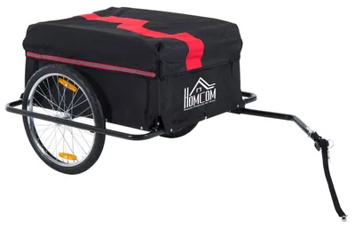 Produktbild von Fahrradanhänger Klappbar Lastenanhänger mit Kupplung, für Fahrrad Outdoor Transport