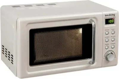 Image de Innoliving Four à micro-ondes vintage beige