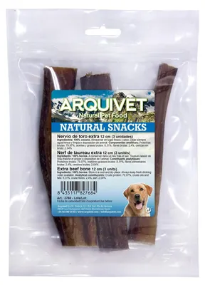 Produktbild von ARQUIVET Stiernerv 12 cm (3 Stück) - Natürliche Kaunacks für Hunde - Auszeichnun
