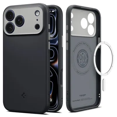 Obrázok produktu pre Spigen ACS12177, Ochranný obal, Apple, iPhone 18 Pro / 17 Pro, 16 cm (6.3"), Čierna