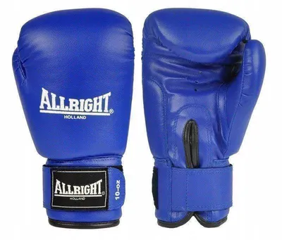 Produktbild von Allright Boxhandschuhe aus synthetischem Leder mit Klettverschluss für Sparring und Training 12 OZ