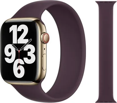 Produktbild von Original Apple Solo Loop Armband 42/44/45mm Größe 7 Dark Cherry