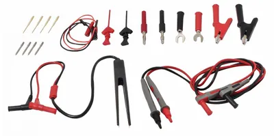 Obrázok produktu pre Sada káblov a príslušenstva pre multimeter 21ks Satra