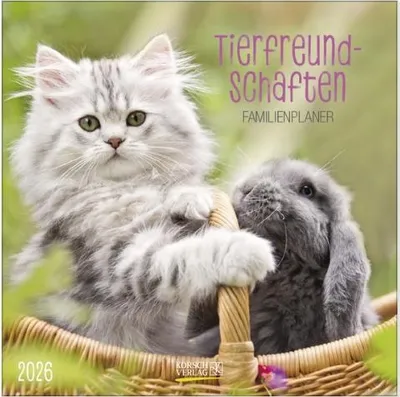 Produktbild von Tierfreundschaften - Familientimer 2026