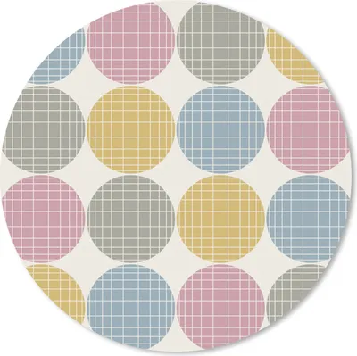 Produktbild von MuchoWow® Mauspad Mousepad Punkte - Linie - Muster 40x40 cm - Mousepads - Maus Mat - Pad - Mausunterlage - Schreibtisch Accessoires