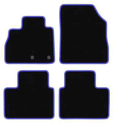 Immagine prodotto di Tappetini in velluto Nero/Blu per Renault Grand Scenic IV 2016- Set 4 pezzi