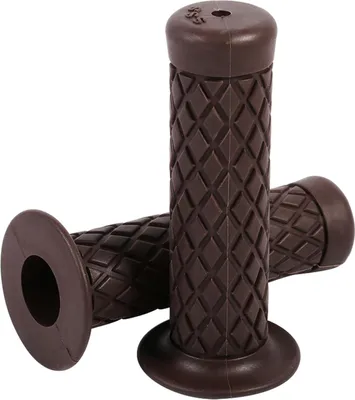 Immagine prodotto di 22mm 7/8" universale vintage impugnatura morbida concessionario mano per moto marrone scuro