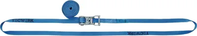 Immagine prodotto di Cinghia di ancoraggio DIN EN 12195-2 Lunghezza 4 m Larghezza 25 mm con cricchetto LC U 1500 daN