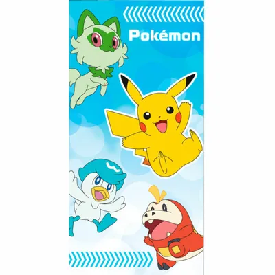 Obrázek produktu pro Ručník s motivem Pokémonů a jejich přátel