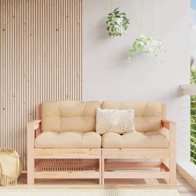 Produktbild von Design Möbel Garten-Ecksofas 2 Stk. Massivholz Kiefer - Gartensofas 2025 Neu2822014