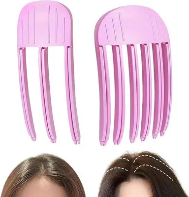 Immagine prodotto di 2 pezzi di accessori per lo styling, ideali per creare volume e ricci al ciuffo – clip per capelli che non lasciano segni, perfette per dare volume alle radici