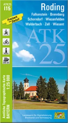 Immagine prodotto di ATK25-I15 Roding (Carta topografica ufficiale 1:25000)