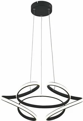 Zdjęcie produktu dla Lampa wisząca LED Narida czarna 40W Neutralna biel 3200lm akryl wym:120x50x50cm IP20 Reality