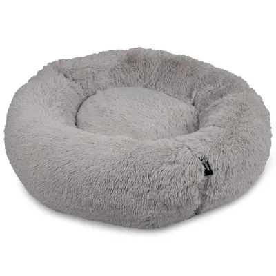 Produktbild von District 70 5341, Donut Haustier-Bett, Drinnen, Katze / Hund, Grau, Rund, Polyester