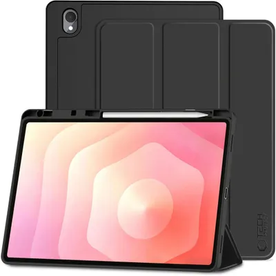 Produktbild von Schutzhülle mit Klappe für Galaxy Tab S12 Plus, Tech-Protect SC Pen, Schwarz
