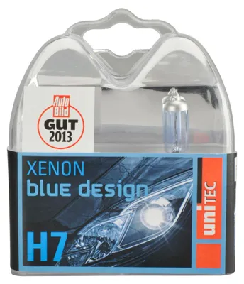 Produktbild von Unitec Hauptscheinwerfer Blue Design H7 12 Volt 2er Packung
