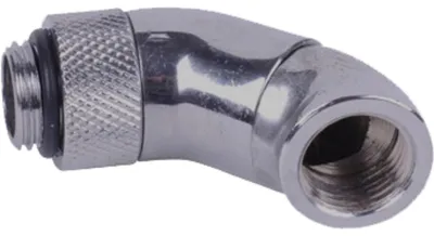 Obrázok produktu pre Alphacool 17059, Konektor na hadicu, 1/4", Samec/Samica, Mosadz, nikel, Strieborná