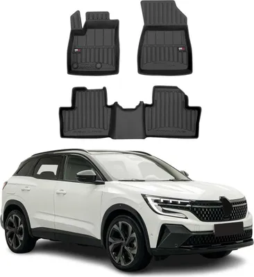 Produktbild von 2022-2025 Renault Austral RHN Fußmatten TPE Schwarz 3 tlg