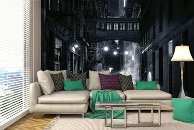 Produktbild von Vlies Fototapete MONOCHROME ANSICHT 375 x 250 cm (inkl. Kleister) - Vlies Tapete, Wandtapete, Wandbilder - Tapete für Wohnzimmer Schlafzimmer, Büro, Küche - Montagefertig