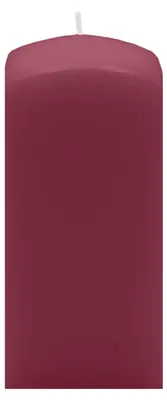 Produktbild von Quader Kerzen Burgund Rotbraun 20 x Ø 6/6 cm, 4 Stück