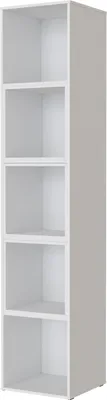 Produktbild von SMARTBett Standregal, Würfelregal  für Wohnzimmer, Kinderzimmer, Schlafzimmer und Büro |  Regal Weiss + 3 Würfel Weiss