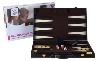 Produktbild von Backgammon DeLuxe 46 cm schwarz
