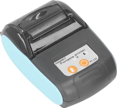 Zdjęcie produktu dla 58 mm bezprzewodowa drukarka termiczna paragonów Bluetooth Przenośna drukarka paragonów dla sklepów odzieżowych DC7.4V z pokrowcem