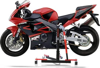 Image de Béquille centrale CS Power Evo pour Honda CBR 900 RR Fireblade 00-03 rouge