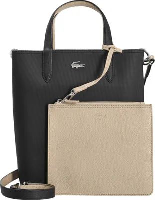 Produktbild von Lacoste Anna Reversible Coated Canvas Stofftasche Beige,Schwarz Beige,Schwarz One Size