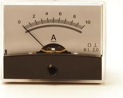 Produktbild von Drehspul Dreheisen Einbauinstrument Amperemeter JL-2 - Messbereich: 0-10A DC