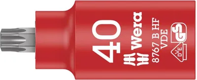 Produktbild von Wera 8767 B VDE HF TORX Zyklop Bitnuss, isoliert, mit 3/8"-Antrieb, mit Haltefunktion