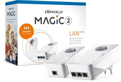 Productafbeelding van Magic 2 LAN triple + Startpakket (2 adapters)