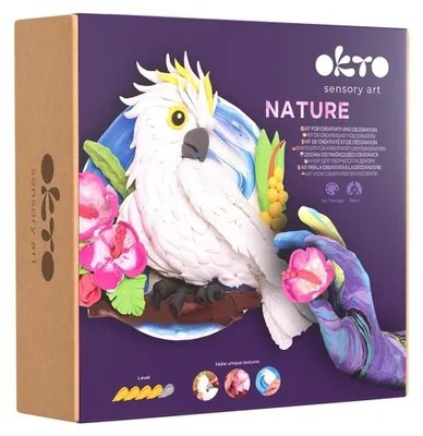 Produktbild von Okto 3D Tonkunstwerk Kakadu - Kreatives Spielzeug Natur
