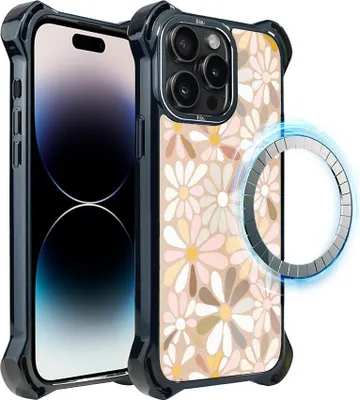 Obrázok produktu pre Puzdro pre iPhone 14 Pro IBIZU DropGuard Ultra s MagSafe, Boho, Vintage Flowers