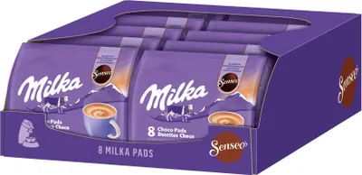 Produktbild von SENSEO Pads Milka Senseopads 80 Getränke Kakaogetränk Kakao-Pads Schoko Softpads