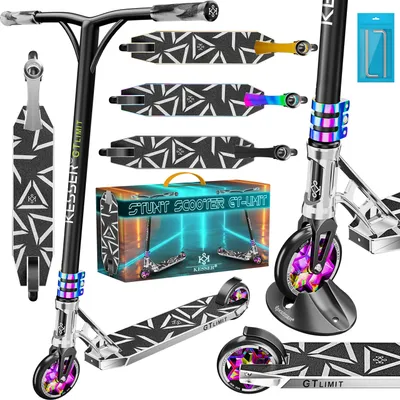 Produktbild von KESSER® Stunt Scooter GT-Limit 360° Lenkung Funscooter Stuntscooter mit Ständer ABEC 9 Kugellagern, 110 mm PolyurethanRäder , Kickscooter Tretroller Cityroller Trick Roller für Kinder Erwachsene