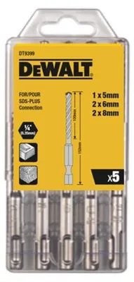 Produktbild von DEWALT Hammerbohrer-Set 5-tlg. SDS-plus