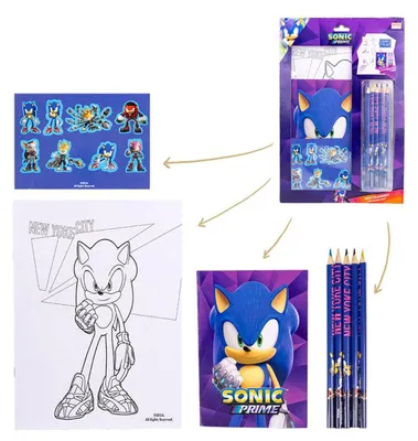 Obrázok produktu pre Sada na kreslenie Sonic Prime – značka Cerdá – (Propagačné produkty / Rôzne produkty)