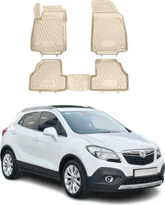 Image de 2012-2019 Tapis de sol Opel Mokka TPE Beige 4 pièces