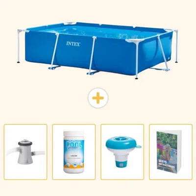 Obrázok produktu pre Obdĺžnikový bazén s rámom – 260 x 160 x 65 cm – 5-dielny – model SCB120