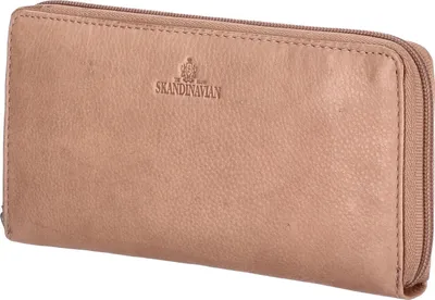 Produktbild von The Skandinavian Brand Damen Lederbörse Quer  beige