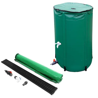 Image de Réservoir pliable pour la collecte des eaux de pluie, avec robinet