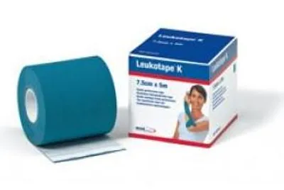 Produktbild von Leukotape K 5 cm hellblau 1 St