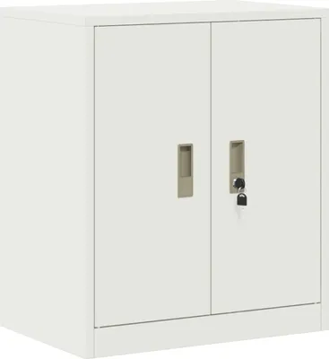Imagen del producto de vidaXL Armario de almacenamiento, blanco, 60 x 40 x 70 cm, acero