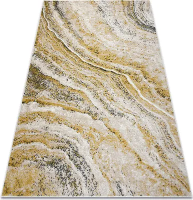 Produktbild von Teppich FUSION 9776 creme / weiß / gelb - Abstraktion, modern, abstrakt Gelb 120x170 cm