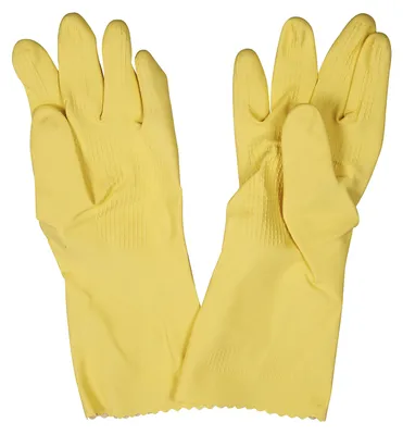Zdjęcie produktu dla Vileda Super Universal, Rękawice domowe, Beżowy, Żółty, M, 1 szt., 2 szt., CE, WEEE