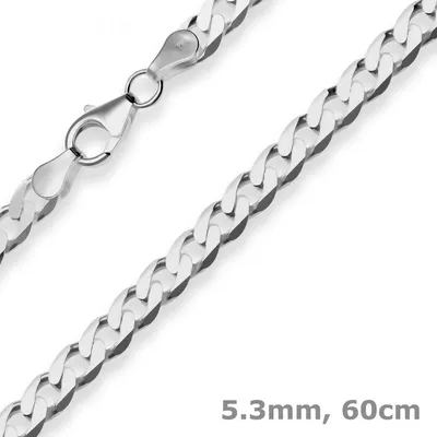 5-3mm-Panzerkette-aus-925-Silber-rhodiniert-60cm