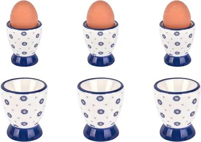 Produktbild von Famanu Eierbecher Set 6 Stück - Weiß