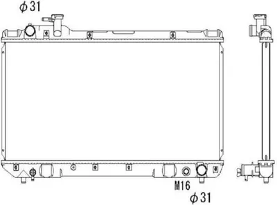 Produktbild von NRF Kühler, Motorkühlung  503988